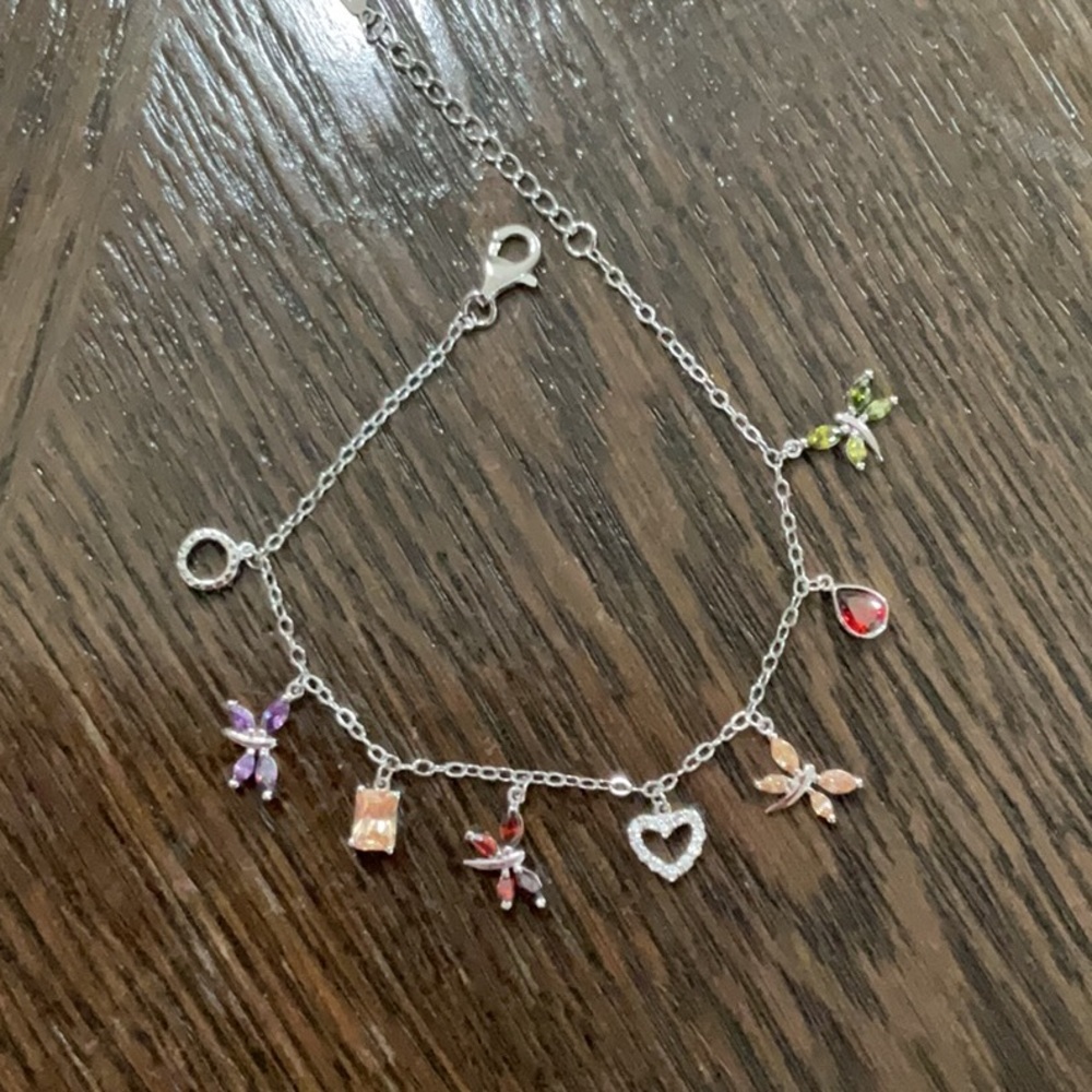 Sterling silver ankle chain